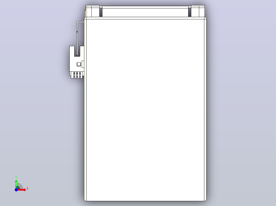 滚珠丝杠直线轴带导轨全封闭TPA-HCR-105D-1610C-L1150-MP-C-P40-N3前视图