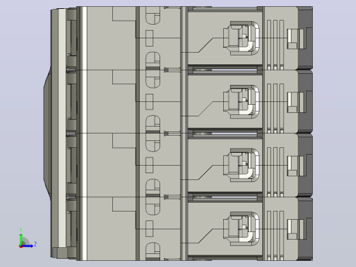 NB1-63 4P小型断路器三维模型202010左视缩略图