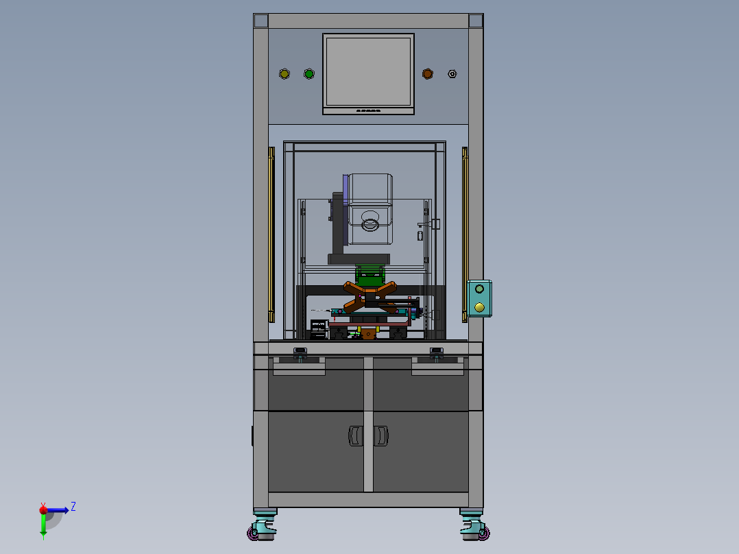QA014屏幕检测机sw17可编辑