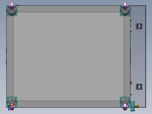 QA014屏幕检测机sw17可编辑俯视缩略图