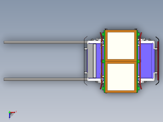智能仓库穿梭车sw16可编辑俯视缩略图