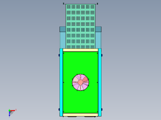 网管型模块化机架俯视缩略图