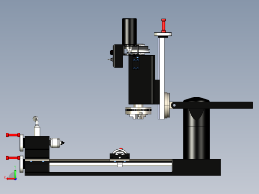 手动精密机床后视缩略图