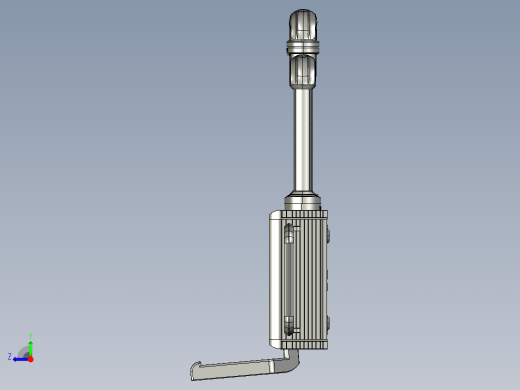 悬臂控制操控箱键盘支架-D4-垂直墙座-转角-中间连接器-转角-箱体链接器-500-200-250-300右视缩略图