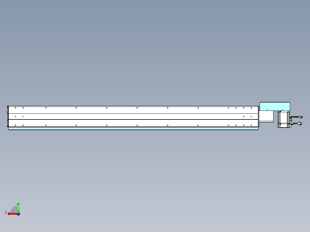 威洛博VBF同步带传动一般环境VBF14-L45-S1350-BR-ZP75-C3后视图