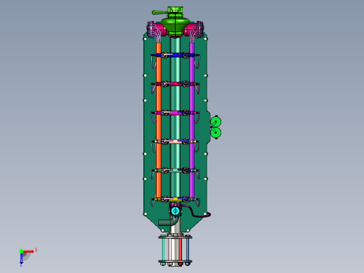 德国梅赛德斯航空引擎俯视缩略图