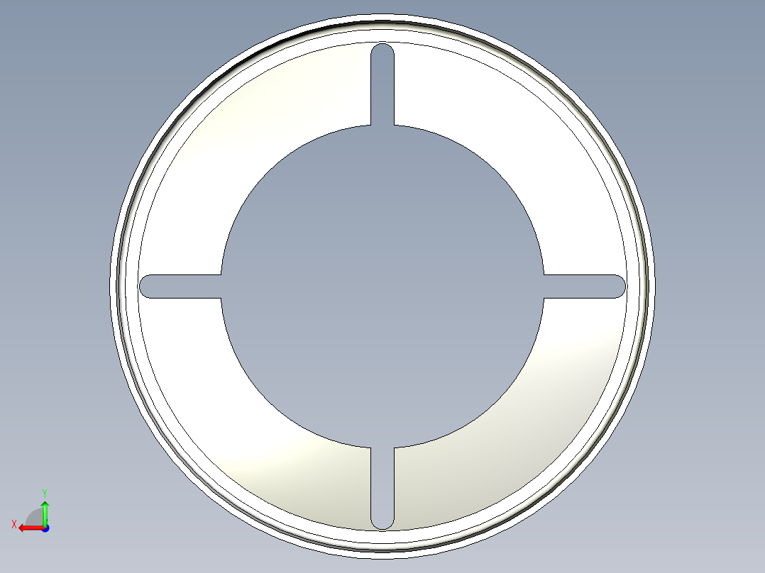 華司10.(A)-3D多系列多零件图纸模型后视图