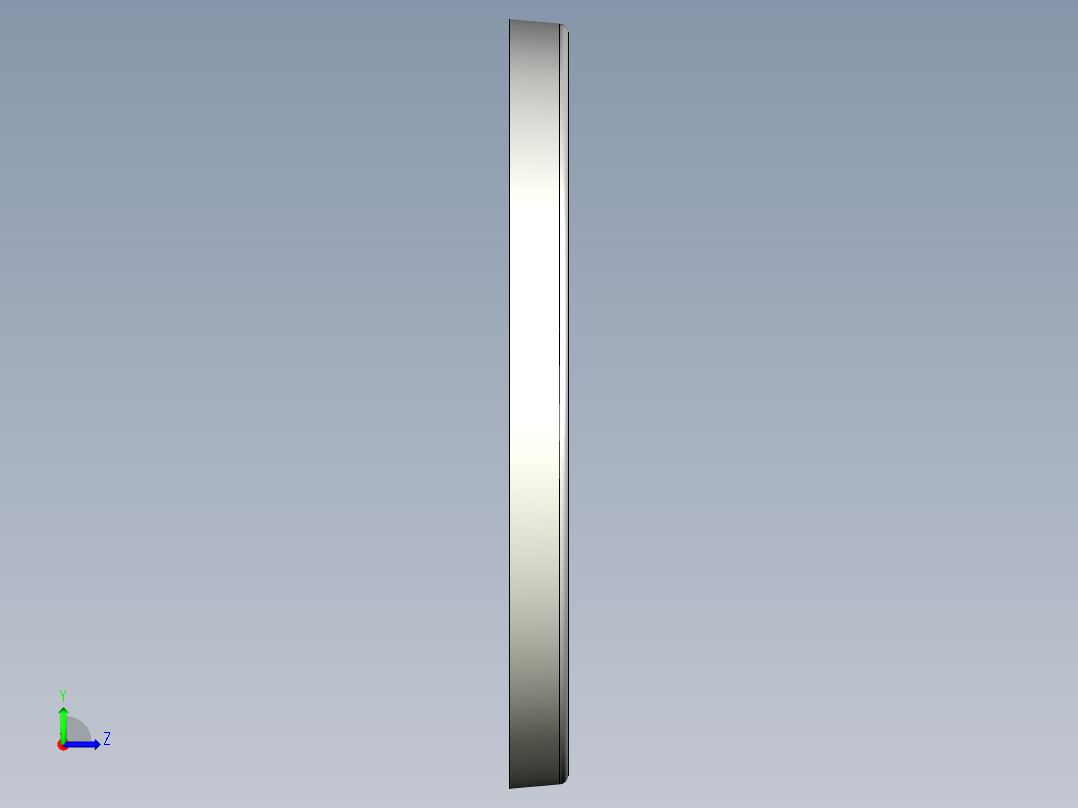 華司10.(A)-3D多系列多零件图纸模型左视图