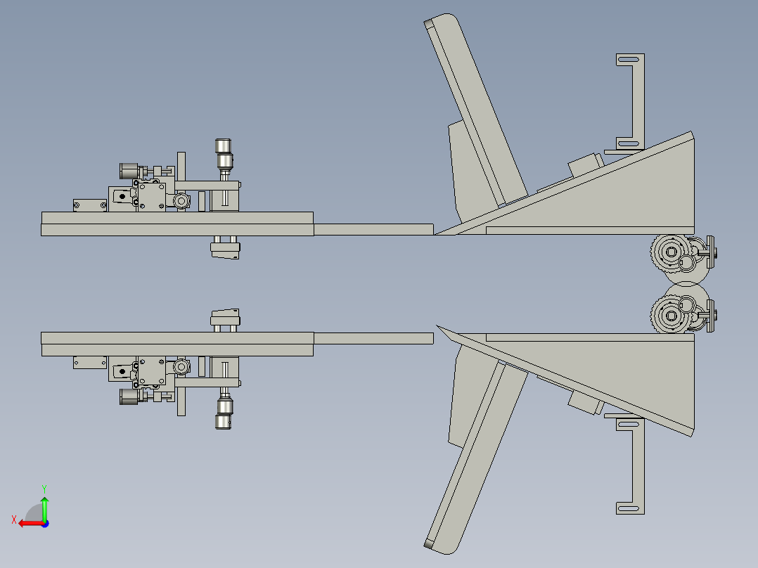 电池分类设备后视图
