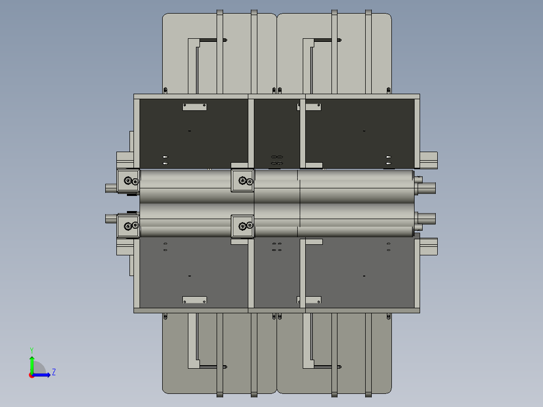 电池分类设备左视图