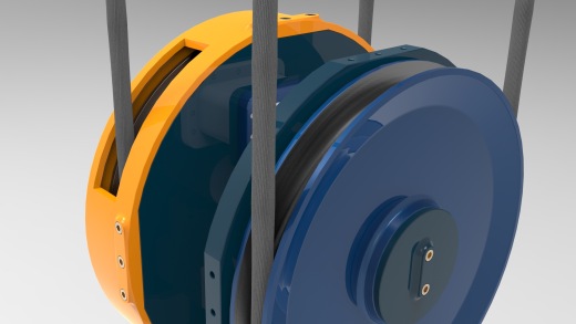 25T起重机吊钩吊具数模3D图纸 STEP格式缩略图