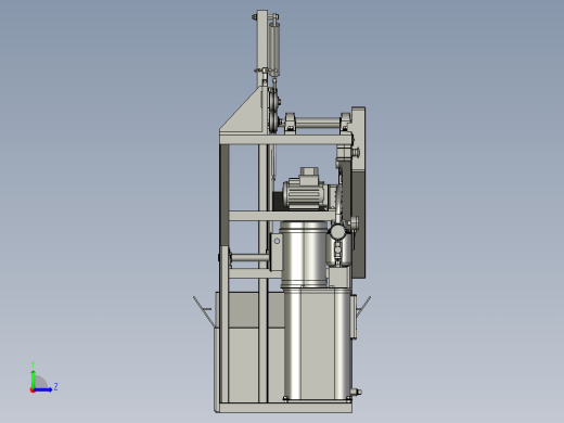 钢筋弯曲折断机左视缩略图