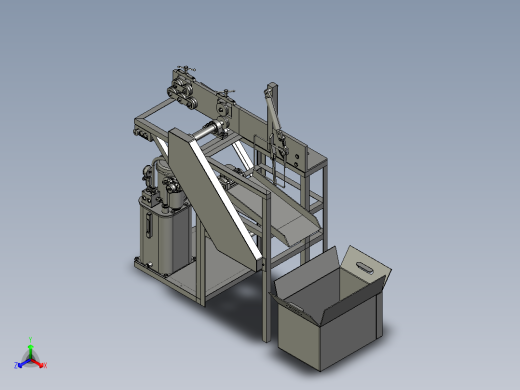 钢筋弯曲折断机正等轴测缩略图