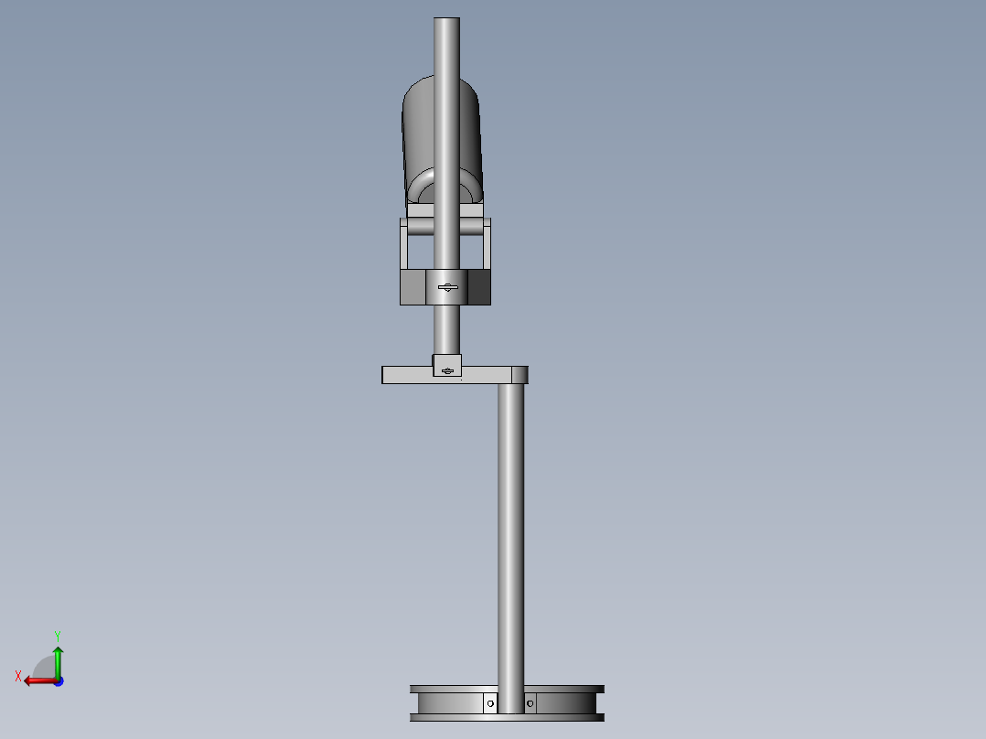 智慧城市天网用监控装置后视图