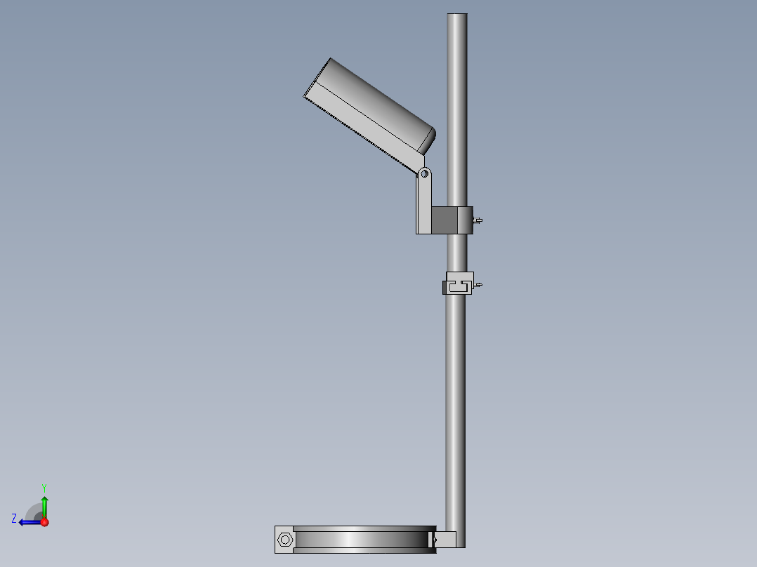 智慧城市天网用监控装置右视图