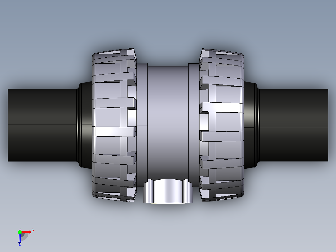 8SXEBEV EasyFit球止回阀与PE100级SDR 11男端对焊或电熔焊接（CVDE）俯视图