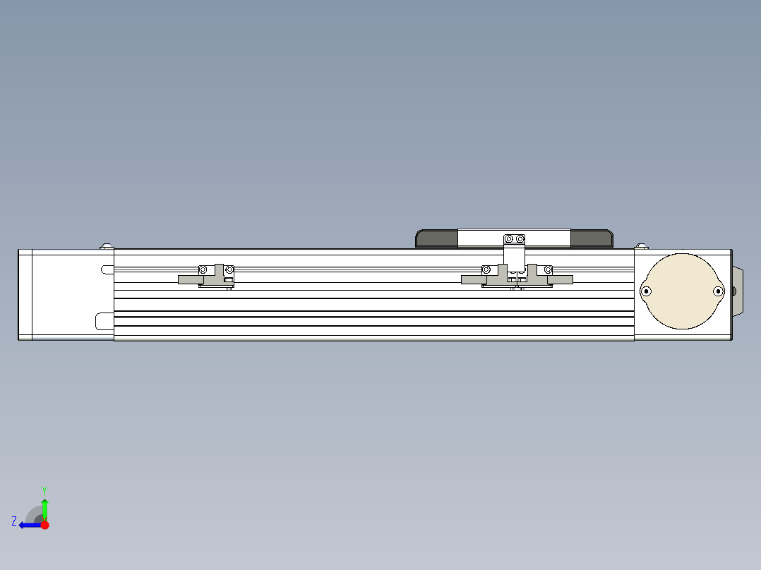 同步带滑台-欧规BC6-L120-S200-L-P40-D3右视图