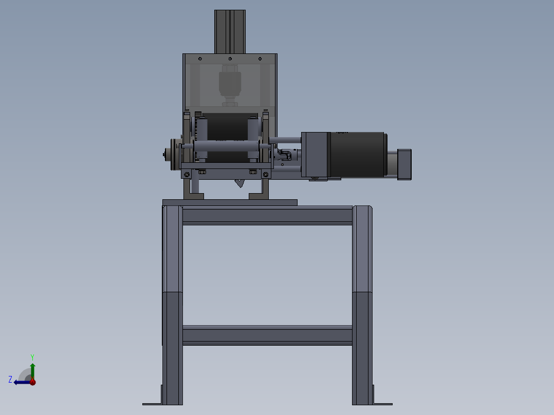 切管机三维SW模型=375935==100右视图