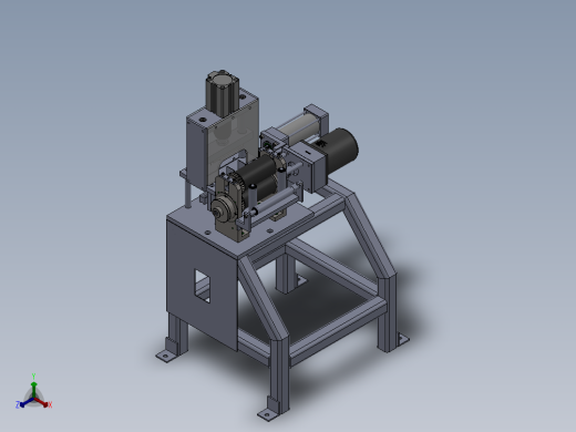 切管机三维SW模型=375935==100正等轴测缩略图