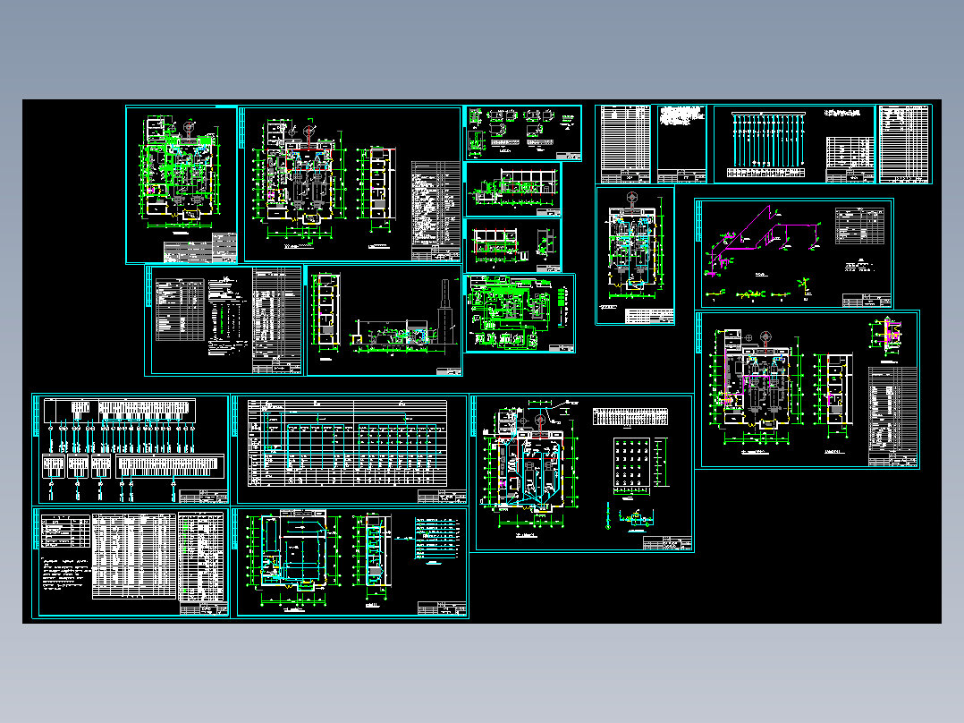 药厂锅炉房施工图