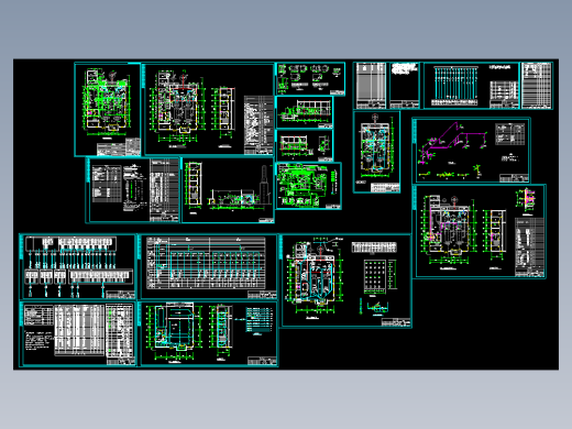 药厂锅炉房施工图