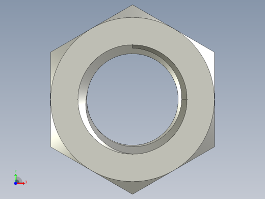公制六角螺母-Metric Hex Nuts M16 x 2mm Thread前视缩略图