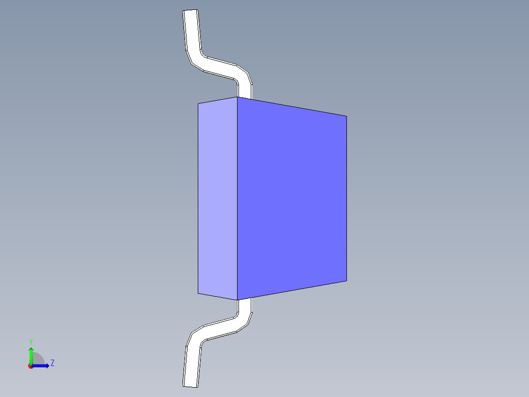 采用SOT23封装的红色、黄色、蓝色、白色和绿色LED SMD左视图