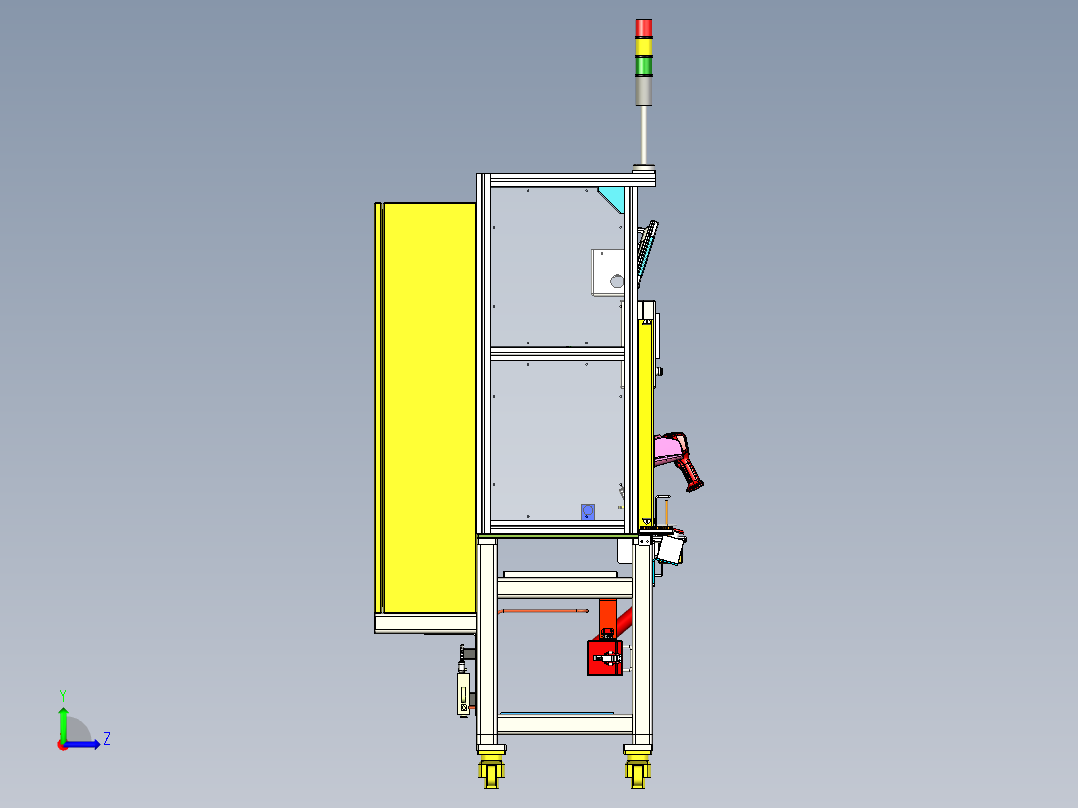 轴组铆机左视图