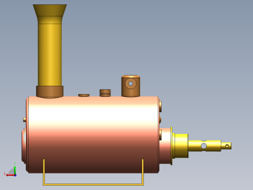 卧式燃气锅炉后视缩略图