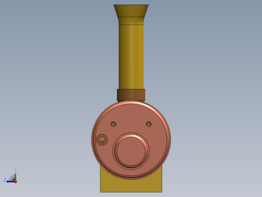 卧式燃气锅炉右视缩略图