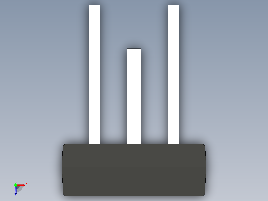 TO-225AA-HB俯视图