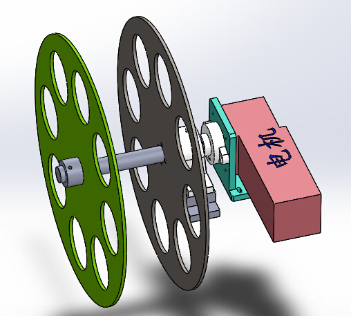 冷却收卷生产线（sw18可编辑+工程图+bom）