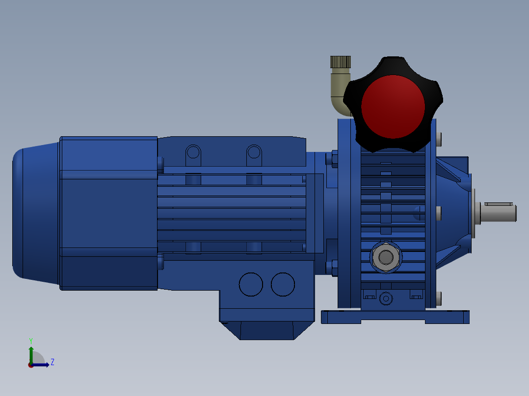 UD机械无级变速机 B3型8款左视图