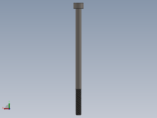 Screw_DIN_912_M5x90_A2.SLDPRT公制内六角螺钉后视缩略图