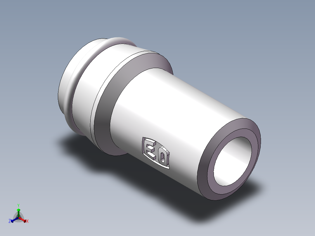 90度焊接接头、SKA20X4正等轴测图