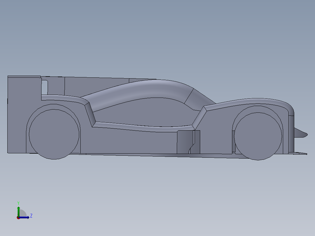 汽车尾翼(49)左视图