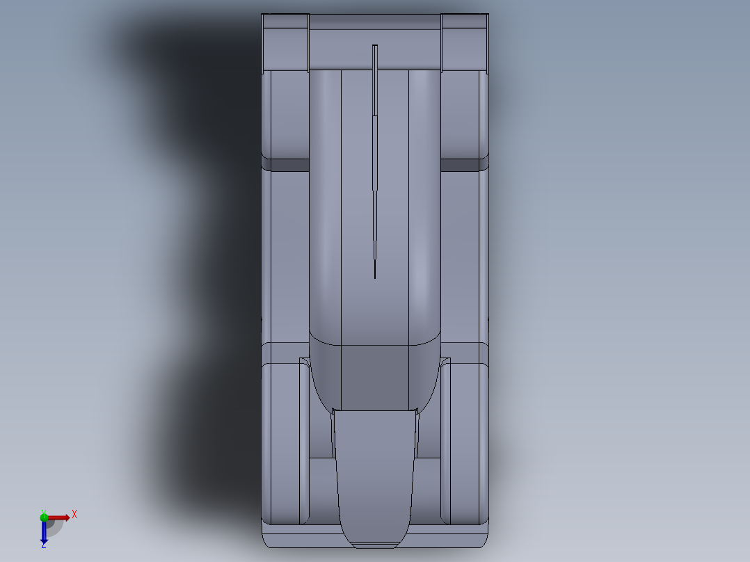 汽车尾翼(49)俯视图