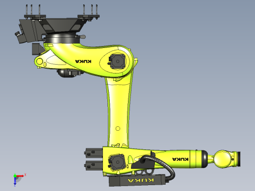 KUKA KR 100 R3500 press (KR QUANTEC)机器人俯视缩略图