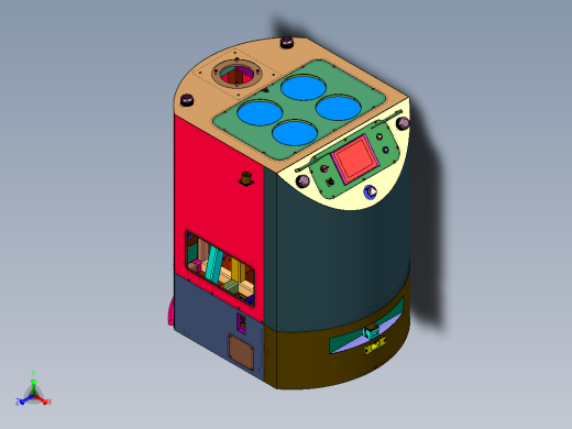 智能制造车间的无人运输车