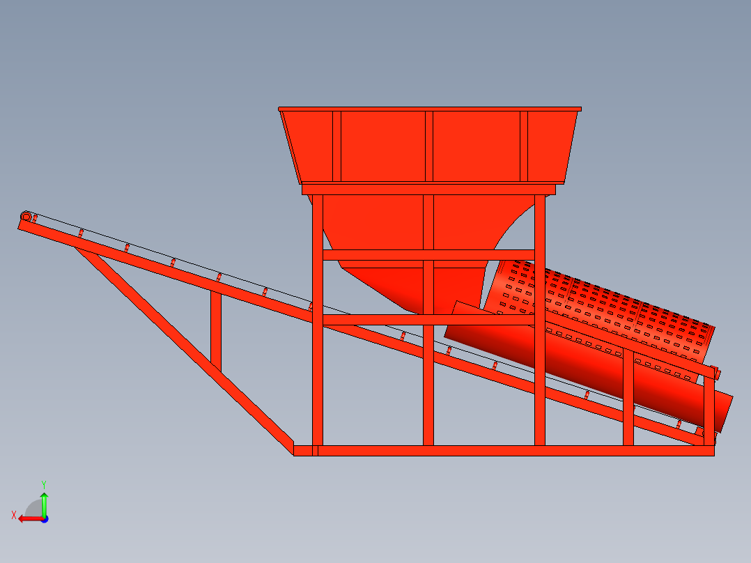 B3003879-振动筛机后视图