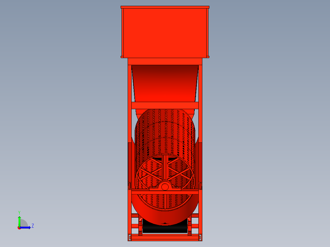 B3003879-振动筛机左视图