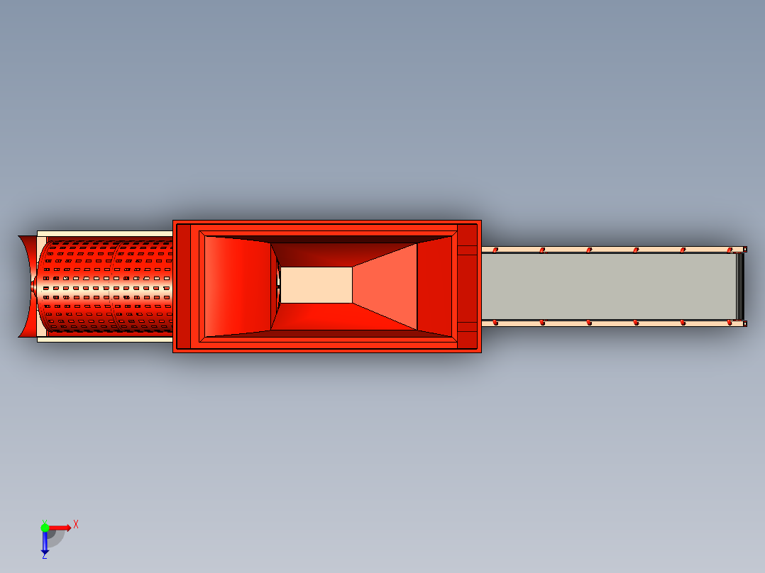 B3003879-振动筛机俯视图