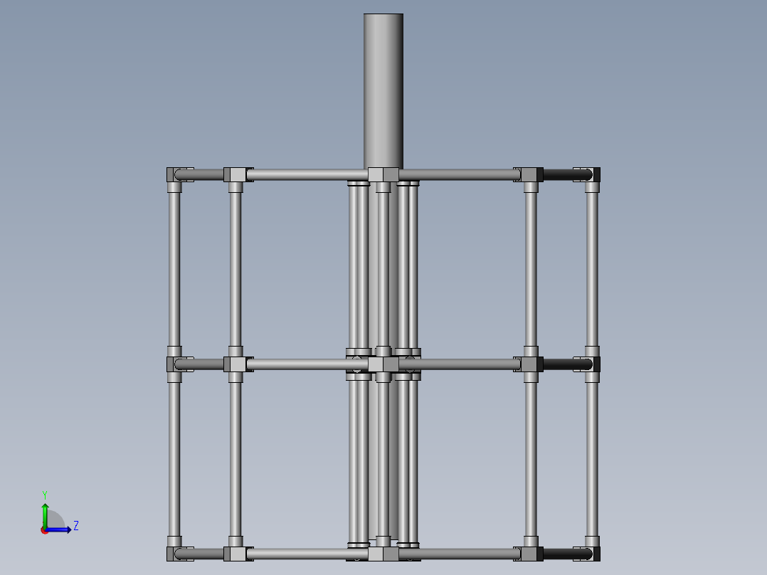 特斯拉线圈左视图
