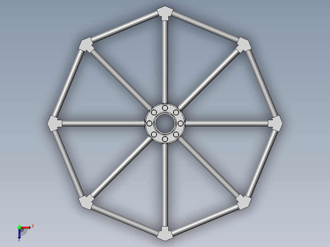 特斯拉线圈俯视图