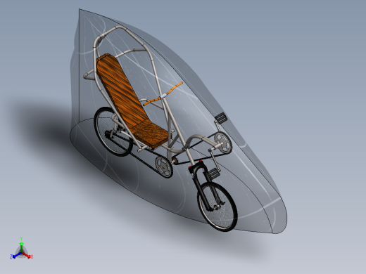 A3003940-躺汽自行车