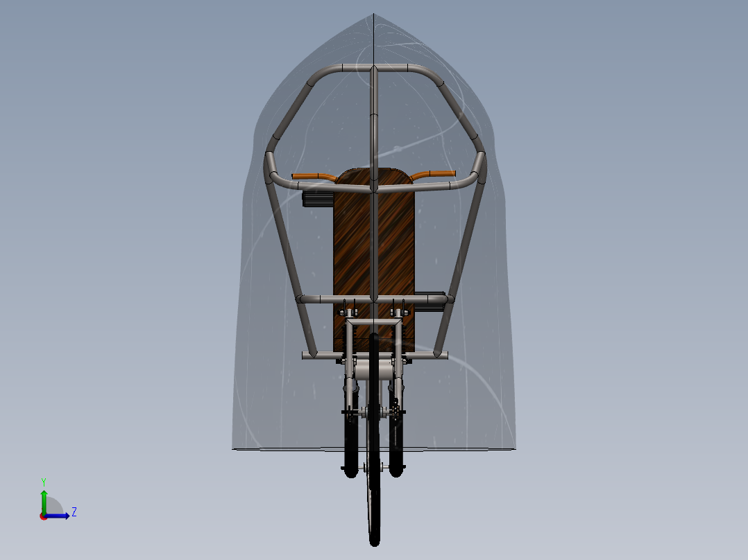 A3003940-躺汽自行车左视图