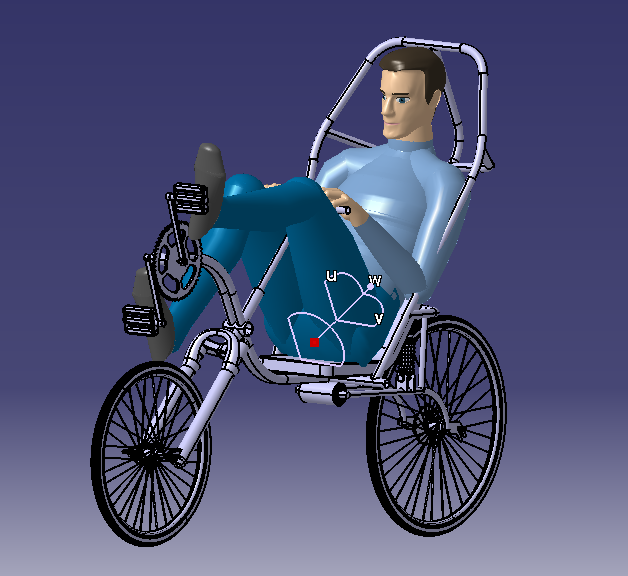 A3003940-躺汽自行车