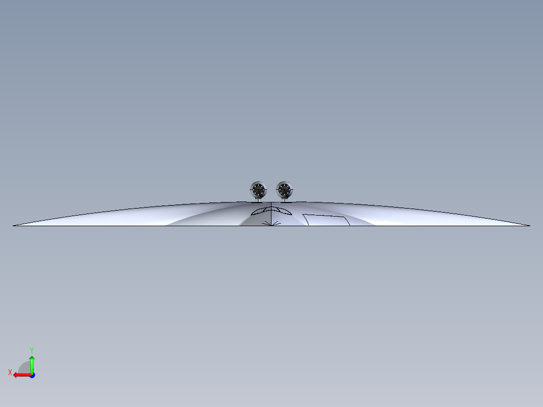 B2004189-超音速双向飞翼后视图