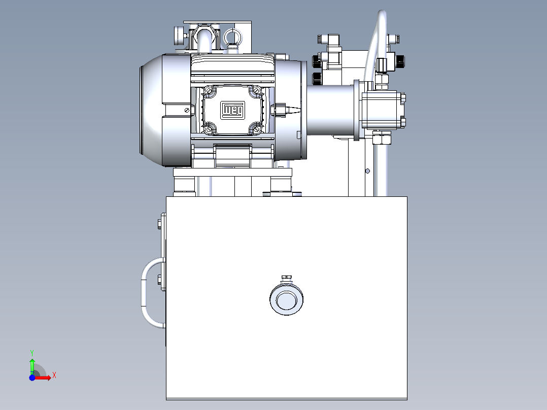 B3004130-液压泵站前视图