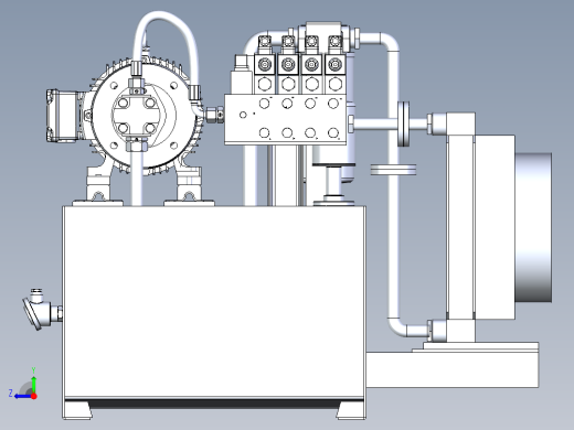 B3004130-液压泵站右视缩略图